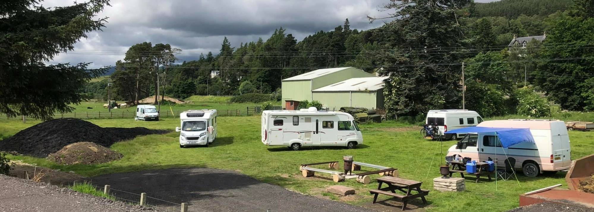 Kingussie Camping & Croila Croft Motorhome Aire