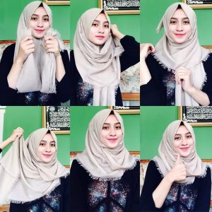 42 Cara Memakai Jilbab Segi Empat Simple dan Anggun  HijabYuk.com