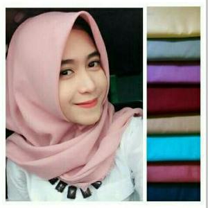  Warna  Hijab Kalem  Voal Motif