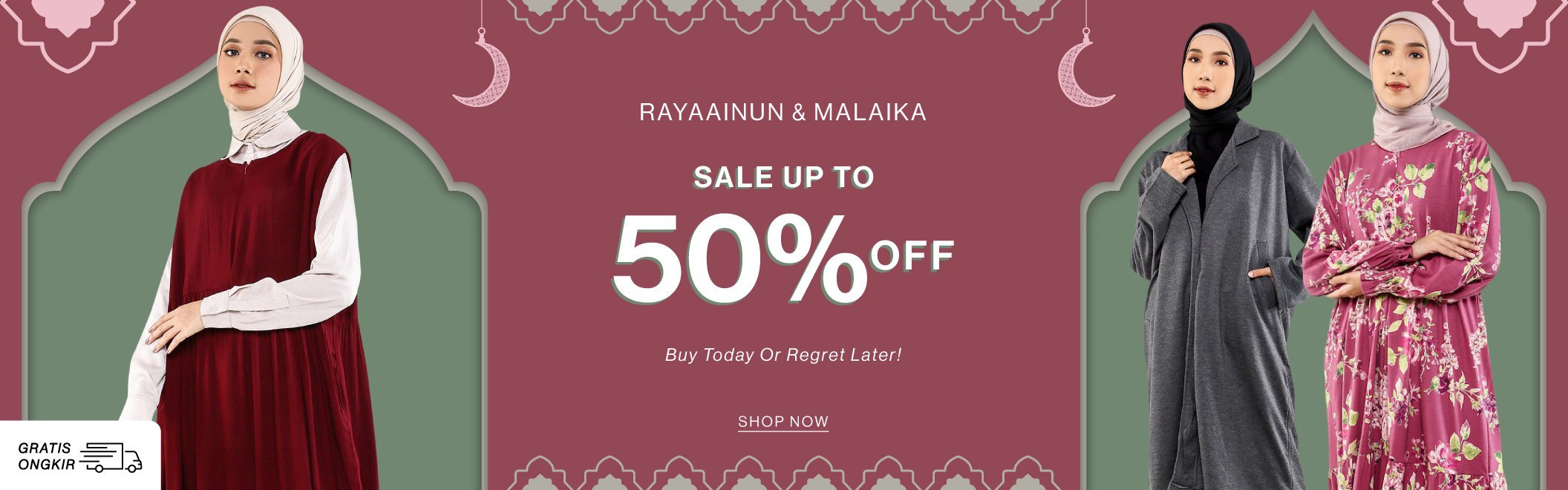 Rayaainun & Malaika Sale Up to 50%