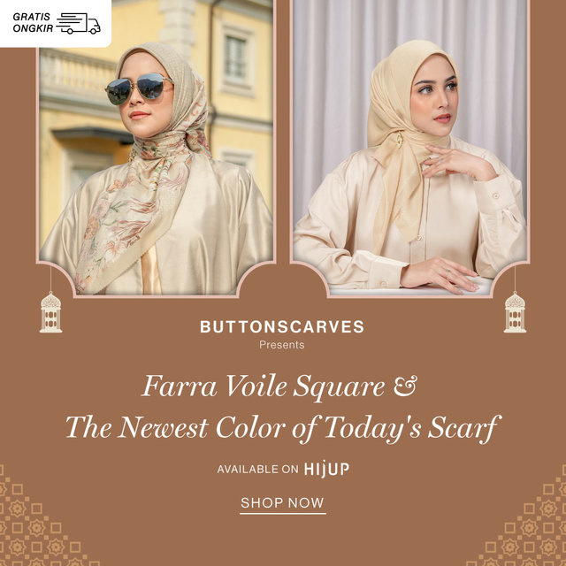 Buttonscarves Ferra Square