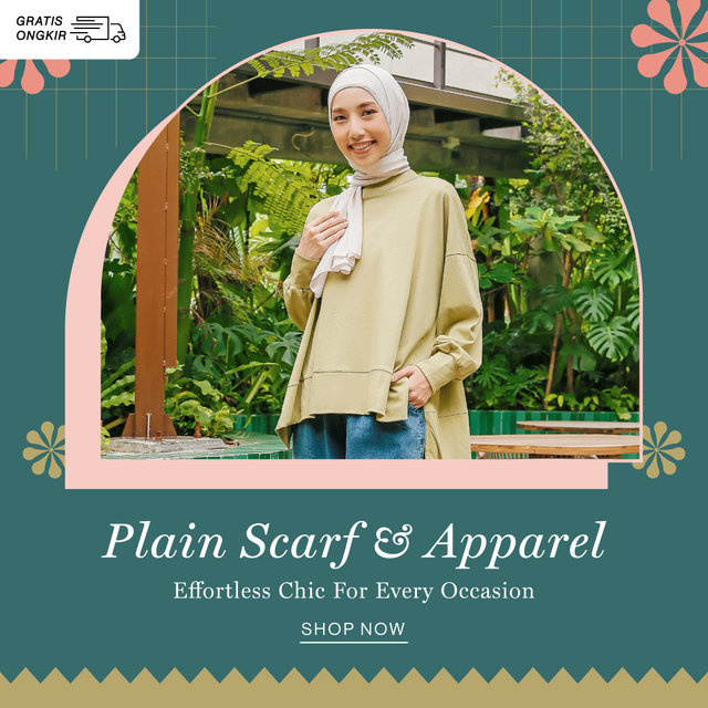 POTS Plain Scarf Apparel