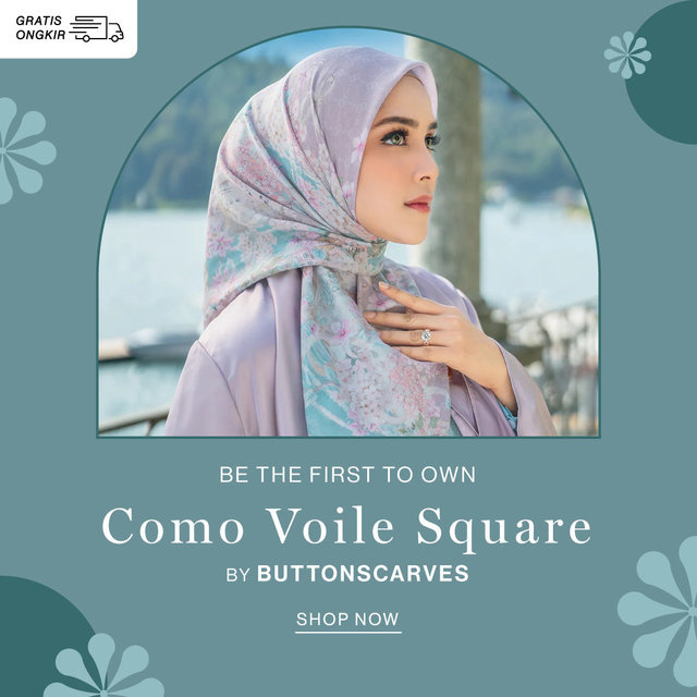 Como Voile by Buttonscarves