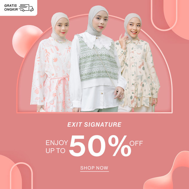 Exit Signature Sale Up to 50%