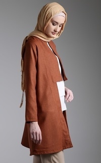 Cardigan Makalu Outer Terracota Terracota-102077