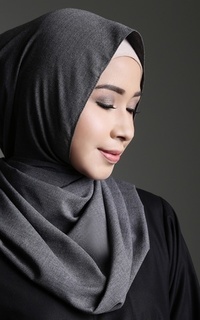 Pashmina Katun Denim Dark Grey Dark Grey-103709