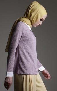 Blouse Blouse Garden Rose Purple-107162