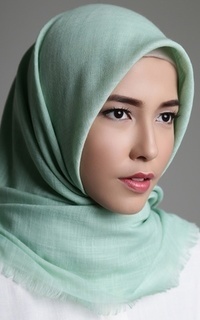 Printed Scarf Jilbab Paris Polos Besar Mint Mint-108062