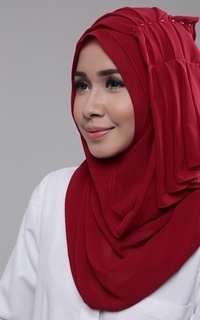 Pashmina Arabian Hijab Maroon-111295
