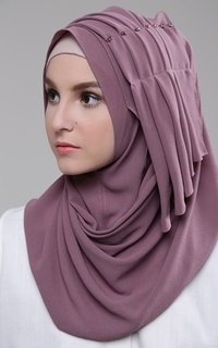 Pashmina Arabian Hijab Dusty Purple-111298