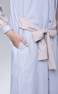 Long Dress Aya Dress Grey-Mocca-122241