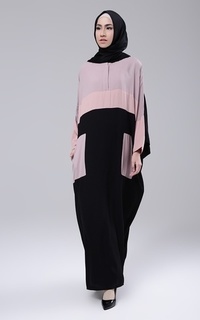 Gamis Nesya Dress Chocolate-Black-122648