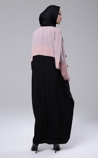 Gamis Nesya Dress Chocolate-Black-122649
