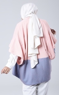 Cardigan Ginata Outer Peach-Blue-132093