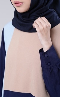 Tunik Devina Tunik Navy Mix Beige-136769