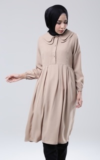 Blus Astya Tunic Cream (A)-139635