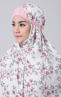 Mukena Mukena Bunga Bintang Cream Cream-Pink-174617
