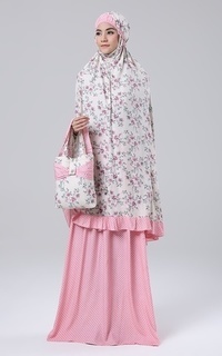 Mukena Mukena Bunga Bintang Cream Cream-Pink-174618