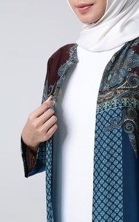Cardigan Kania Outer Blue Motif-182382