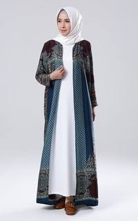 Cardigan Kania Outer Blue Motif-182384