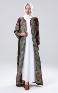 Cardigan Kania Outer Brown Motif-182385