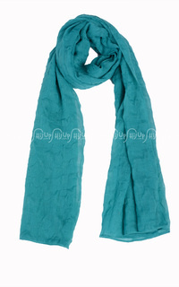 Hijab Viscose Shawl Motif Turqoise-18613