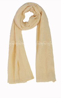 Hijab Viscose Shawl Motif Soft Yellow-18615