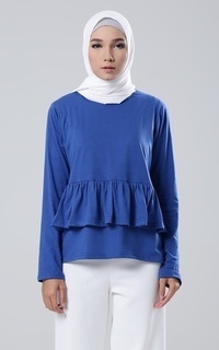 Blus Kanay Top Blue-190051
