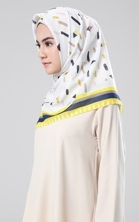 Printed Scarf Shasa Scarf Broken White-196581