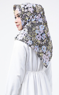 Hijab Motif Salama Scarf with Rubber Hair