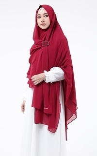 Instant Hijab Calandra 3L Khimar Maroon