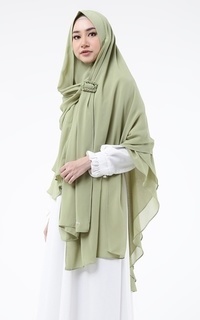 Hijab Instan Calandra 3L Khimar Green