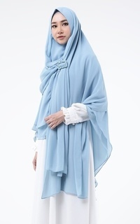 Hijab Instan Calandra 3L Khimar Blue