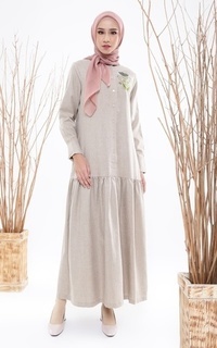 Long Dress Noah Dress Champagne-233529