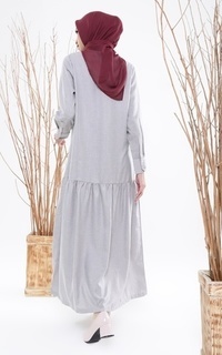 Long Dress Noah Dress Grey-233532