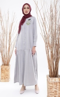 Long Dress Noah Dress Grey-233533