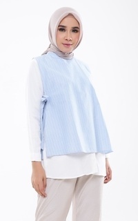 Blus Cila Set Blue-236259