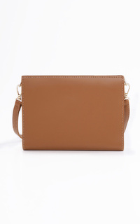 Tas Gaby Square Crossbody Brown