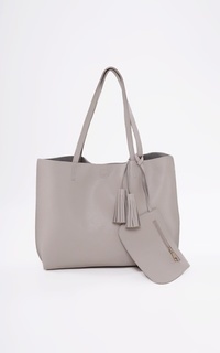 Tas Flat Large Tote White