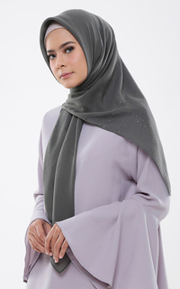 Hijab Polos Mountain Premium Voal Swarovski Scarf