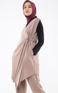 Vest Ally Vest Brown-247021
