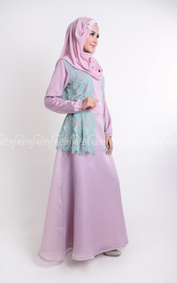 Dress Aqeela Dress Purple-24772