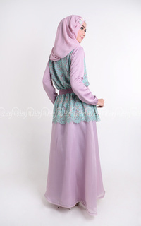 Dress Aqeela Dress Purple-24773