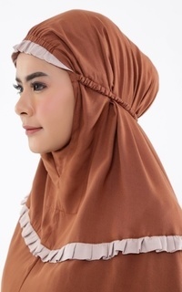Mukena Tiara 348 Hafiza Hana Brown Brown-249312