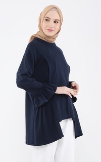 Blus Blouse Elyza Busui Navy-254737