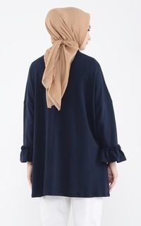 Blus Blouse Elyza Busui Navy-254738