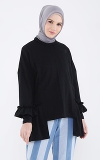 Blus Blouse Elyza Busui Black-254742