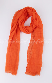 Scarf Viscose Shawl Orange-26555