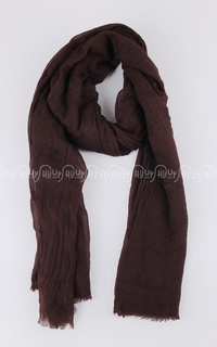 Scarf Viscose Shawl Deep Brown-26561