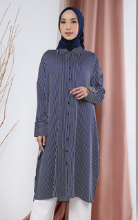 Tunic New Stripes Tunik Dark Navy